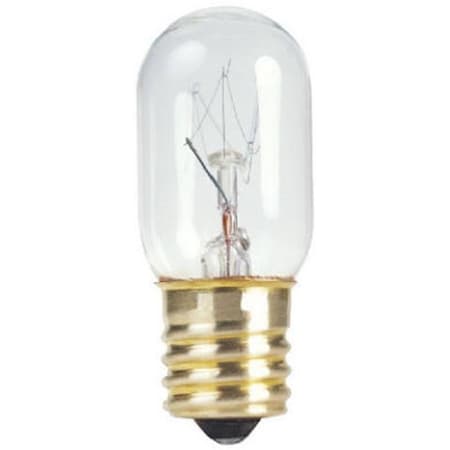 Westinghouse Westinghouse 03721 5.08 x 0.94 in. 15W 120V Clear Tubular Light Bulb; Pack of 10 786832